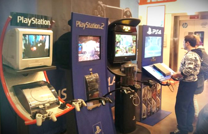 borne arcade playstation