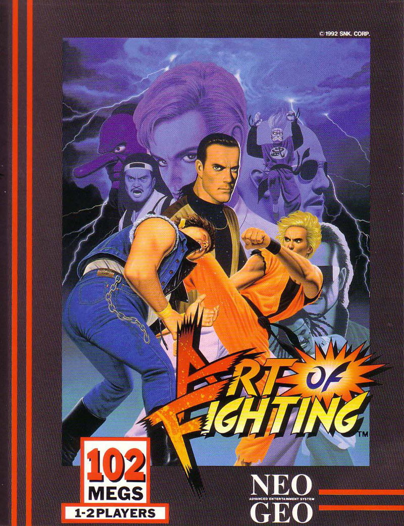 ArtOfFighting NEOGEO Jaquette