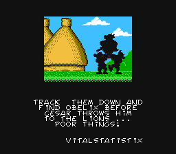 Asterix NES Editeur 005
