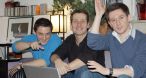 Nos trois invit�s de marque, Guillaume, Marcus et Plume !