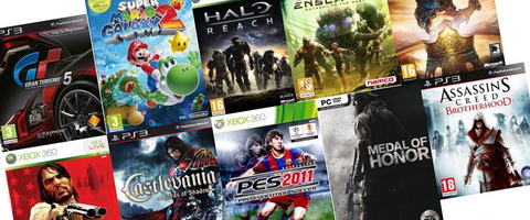TOP 20 des ventes de jeux vid�o en France en 2010