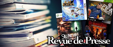 Revue de presse : Kid Icarus, Resident Evil, Silent Hill, Fifa Street