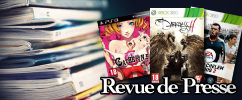 Revue de presse : The Darkness II, Grand Chelem Tennis 2, Catherine